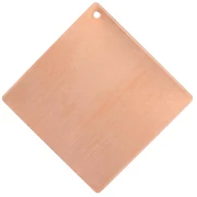 Colgante diamante 55 mm para polvo de cobre sobreglaseado x1