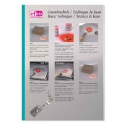 Colgante diamante 55 mm para Efcolor polvo sobreglaseado en cobre x1