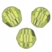 Perles rondes  PureCrystal 5000 4 mm - Citrus Green x20