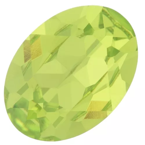 Cabujón PureCrystal 4120 18x13 mm - Verde cítrico x1