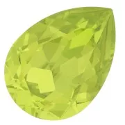 Cabujón PureCrystal 4320 18x13 mm - Verde cítrico x1
