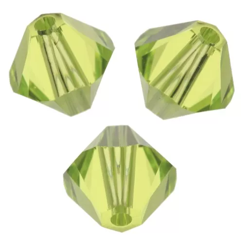 PureCrystal 5328 Topes de cristal de 6mm - Citrus Green x20