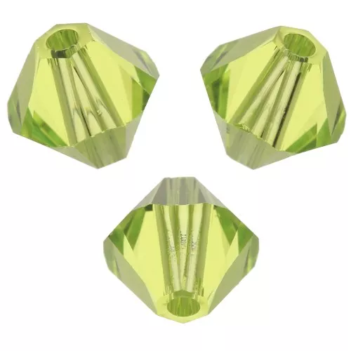 PureCrystal 5328 Tapas de cristal de 5 mm - Verde cítrico x20