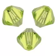 Toupies en cristal PureCrystal 5328 4 mm - Citrus Green x50