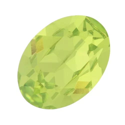 Cabujón PureCrystal 4120 8x6 mm - Verde cítrico x1