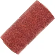 Bobina de hilo encerado Linhasita para micro macramé 0.5 mm - Cobre x335m