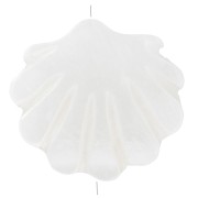 Cuenta de concha de nácar 13 mm - Natural x1