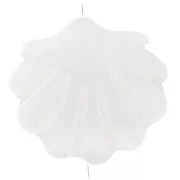 Cuenta de concha de nácar 13 mm - Natural x1