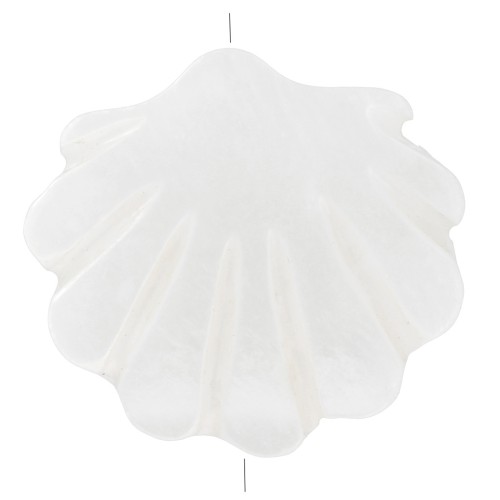 Cuenta de concha de nácar 13 mm - Natural x1