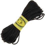 Cordón de cola de rata de poliéster de 2 mm - Negro x20m