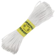Cordón de cola de rata de poliéster de 2 mm - Blanco x20m