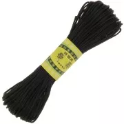 Cordón de cola de rata de poliéster de 1,5 mm - Negro x20m