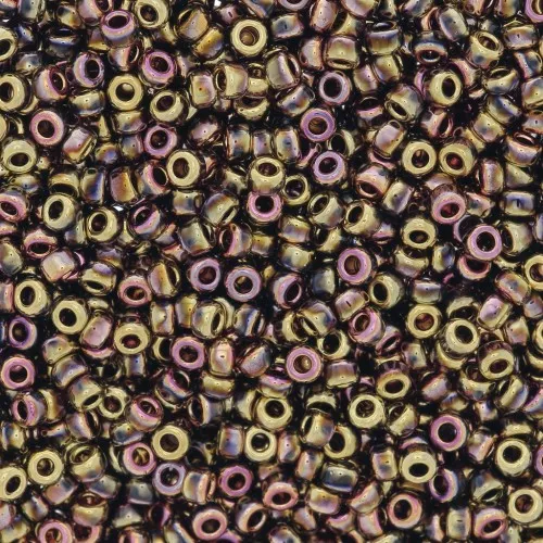 Rocalla Miyuki 15/0 55068 - Black California Pink x8g
