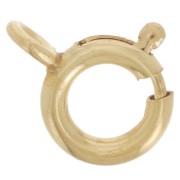 Cierres con anilla cerrada 8 mm - Oro laminado x30|raw }}