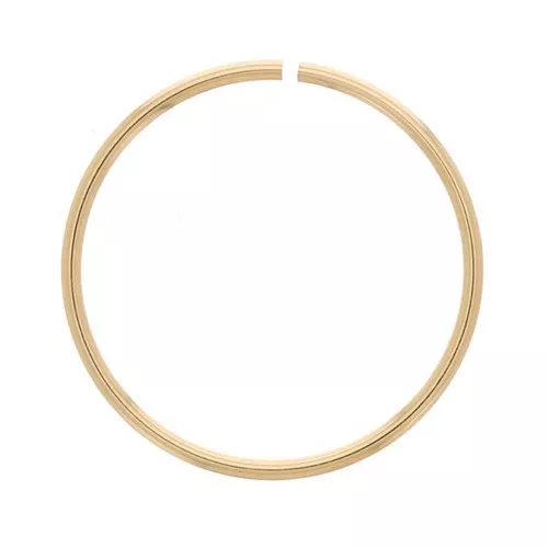Anillo abierto de 20x1 mm - Gold Filledx1