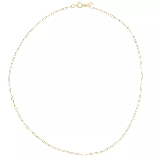 Gargantilla de malla rectangular de 1,7 mm - Gold Filled x41cm