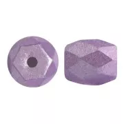 Cuentas de cristal Baros® de Puca® 6x5 mm Purple Metallic Mat x10g