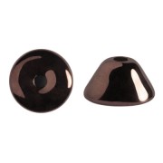 Cuentas de cristal Konos® de Puca® 4x2 mm Dark Bronze x10g|raw }}