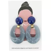 Juego de 20 tarjetas porta-joyas 9x6 cm - Pendientes y collares - Mujer