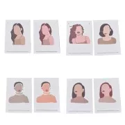 Juego de 20 tarjetas porta-joyas 9x6 cm - Pendientes y collares - Mujer