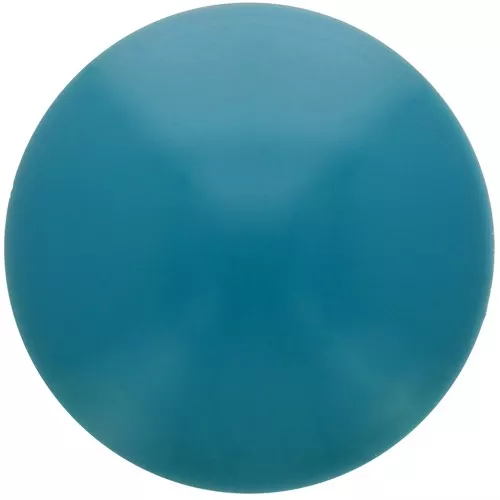Cabujón redondo de resina opaca 18 mm - Azul pato x1