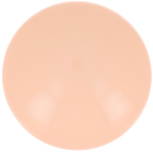 Cabujón redondo de resina opaca 18 mm - Albaricoque x1