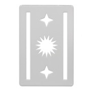 Cuentas Miyuki 11/0 excluidas Perles &Co Sol 16x11mm - Plateado|raw }}