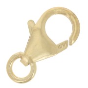 Cierre mosquetón de 10 mm - Gold Filledx10|raw }}