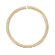 Anillo abierto 12x1 mm - Gold Filledx1