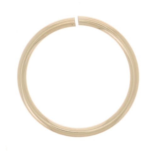 Anillo abierto 12x1 mm - Gold Filledx1
