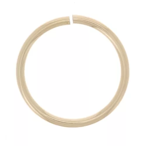 Anillo abierto 12x1 mm - Gold Filledx1