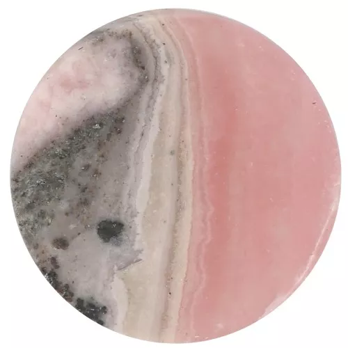 Cabujón de piedra preciosa redondo de 12 mm - Rhodochrosite x1