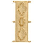 Cymbal Conector de cuentas Delica 11/0 31x14 mm Gerakari - Dorado con oro fino x1|raw }}
