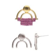 Cymbal - Clavijas para Rock 11/0 17x23mm Platani VI Plateado x2