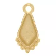 Cymbal - Charm para Cuenta Cometa 15x8 mm - Valsamo - Dorado con oro fino x1