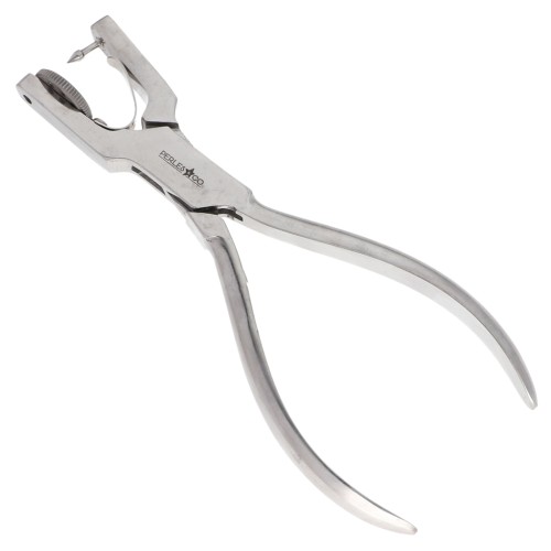 Pinza perforadora: para perforar cuero y metal con orificios de 0,7 mm a 1,8 mm, x1