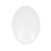 Cabujón de vidrio ovalado 14x10 mm - Blanco x1|raw }}