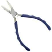 Alicates plano con punta de nylon 14 cm - mango ergonómico de PerlesCo - Azul x1|raw }}