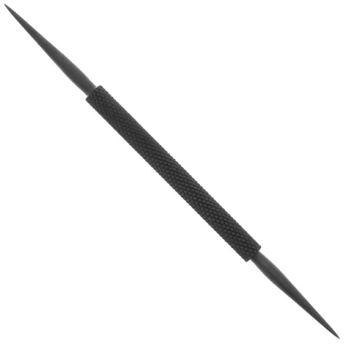Escuadra de doble punta - Carburo 12,5 cm - Negra x1
