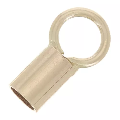 Terminal para cordón de 2 mm - Gold Filled x2