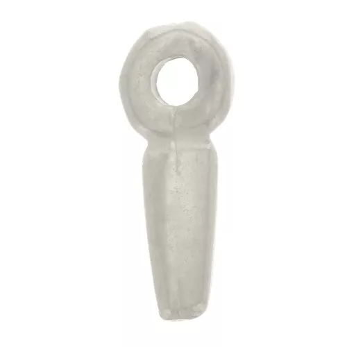 Mini Dije Charm 8x2 mm - Plateado x5