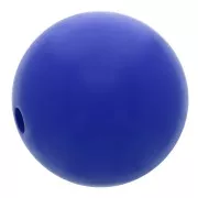 Cuentas de resina opaca 8 mm - Azul Real x1