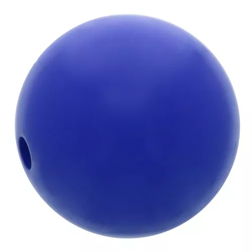 Cuentas de resina opaca 8 mm - Azul Real x1