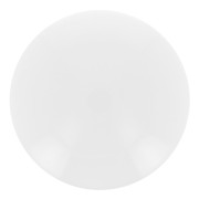 Cabujón redondo de resina opaca 12 mm - Blanco x1