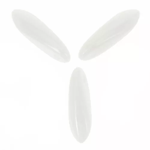 Dagas de cristal 3x11 mm - Snow White Iris Sfinx x50