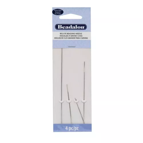 Agujas de ojo grande - Agujas para enfilar - Acero inoxidable x4