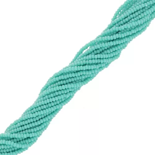 Charlottes Preciosa 13/0 - Turquesa verde opaco x10g