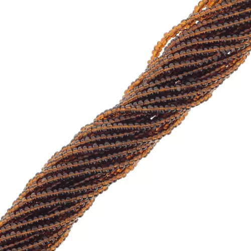Charlottes Preciosa 13/0 - Topacio ahumado x10g