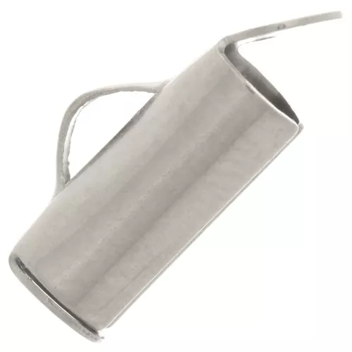 Terminales para cuentas de rocallas y Delica de 10 mm - Acero inoxidable 304 x2