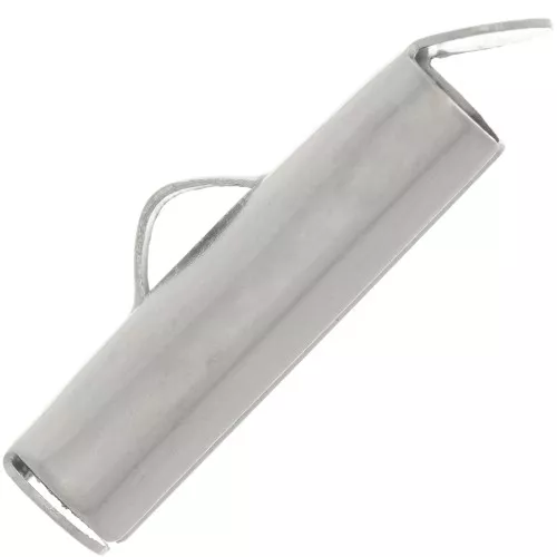 Terminales para cuentas de rocallas y Delica de 16 mm - Acero inoxidable 304 x2